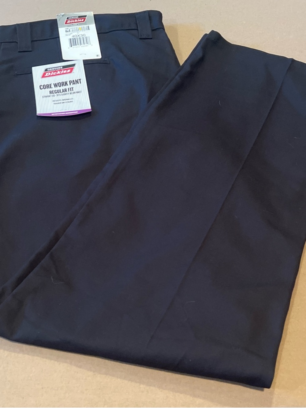 Dickies Navy Straight-Leg Core Work Pants